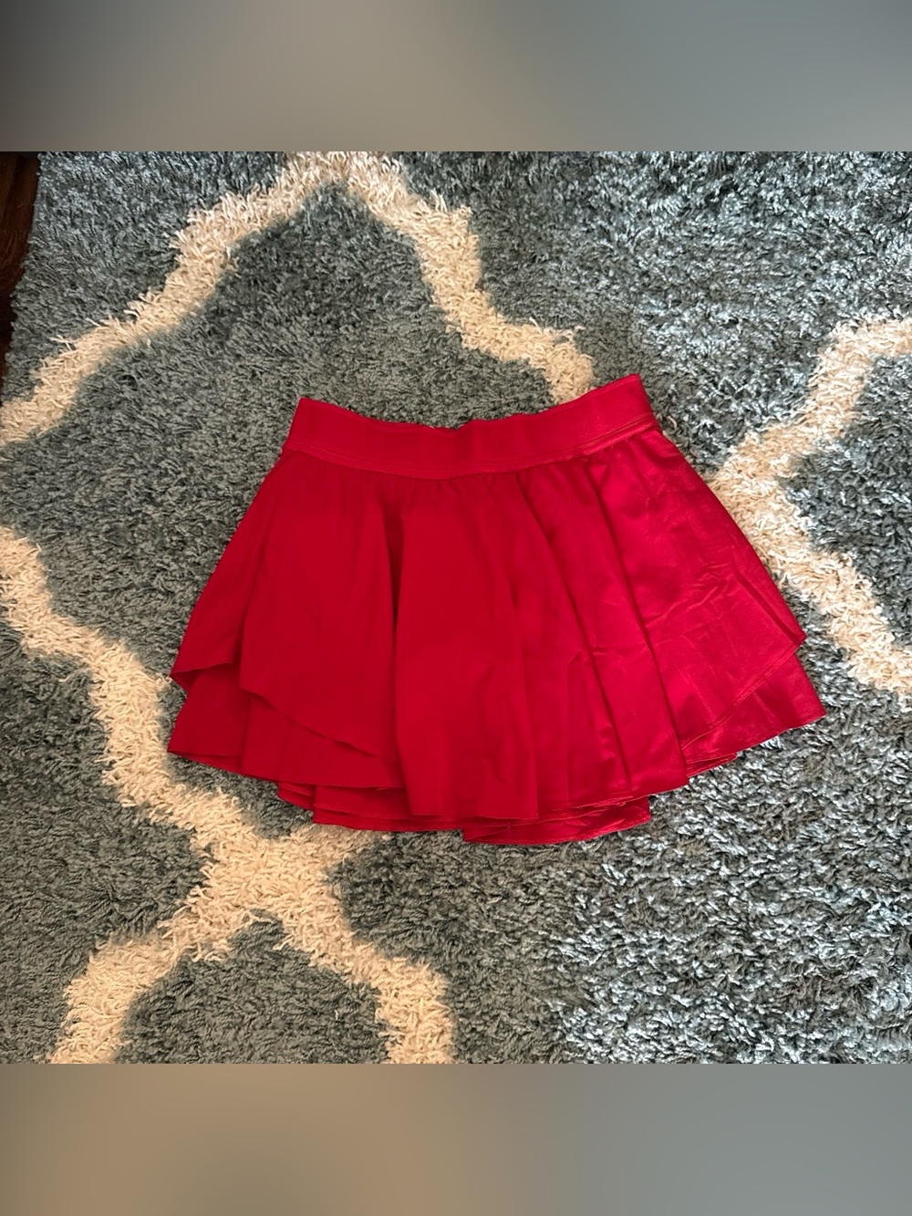 lululemon athletica Red Layered Skater Skirt